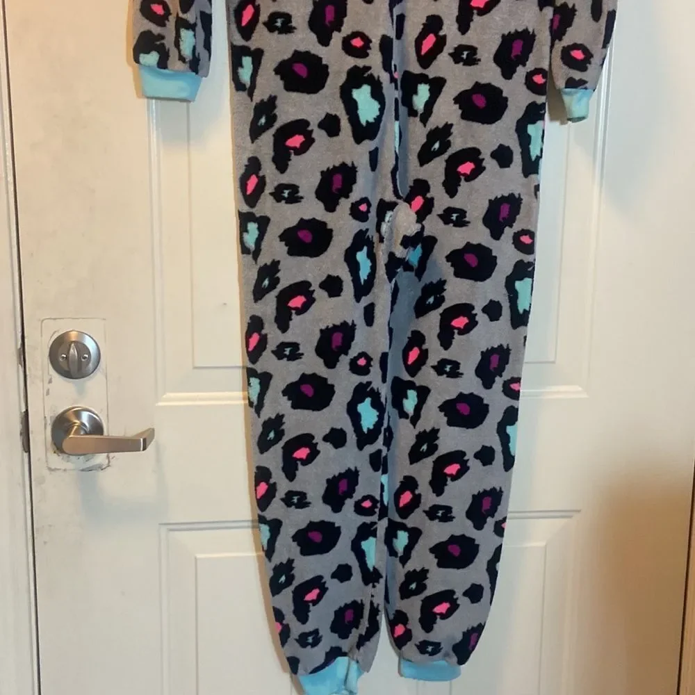 Total Girl Leopard Print Pijamas Junior Size XL 16